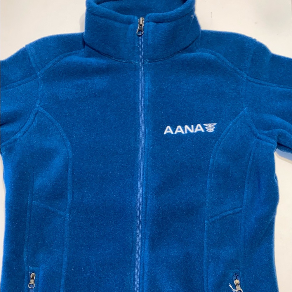 Eddie Bauer Womens 1/4 Zip Fleece AANA Nurse Sz-S/XS